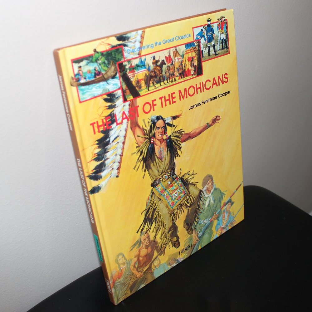 FREE❤️Discovering Great Classics Last Of The Mohicans Illustrated Hardcover Book